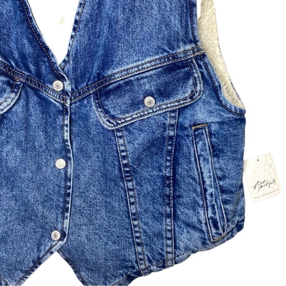 Free People: Florence Ranch Denim Vest - Picture 6 of 12